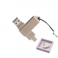 F-202-64 Silver 64 GB OTG Usb Bellek F-202-64 Silver 64 GB OTG Usb Bellek