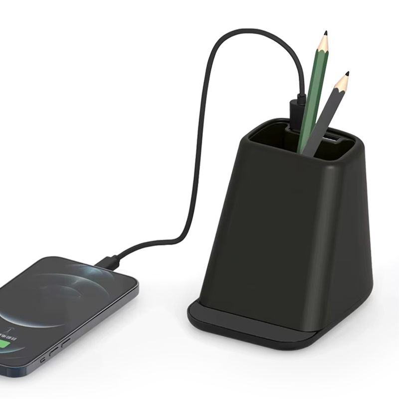 4280 أسود Wireless Şarj & حامل أقلام